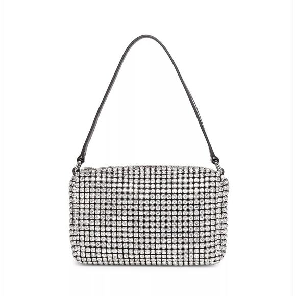 Alexander Wang Handbags - Alexander Wang NEW Medium Heiress Rhinestone Mesh Pouch Bag